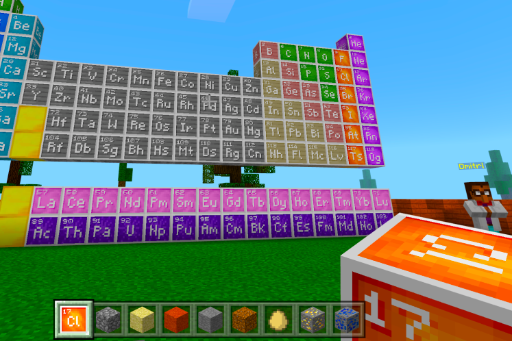 Chemistry Resource Packで化成肥料や強化ガラスを作る化学実験 Minecraft Education Edition Seminar Note